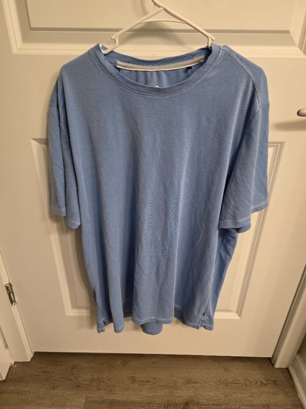 Tommy Bahama Sand Wave Short-Sleeve Crew Neck T-Shirt Light Blue Men's XXL / 2XL